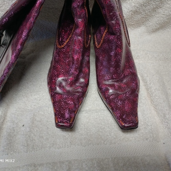 Nine West, Cranberry with pink/copper boots - Picture 4 of 6